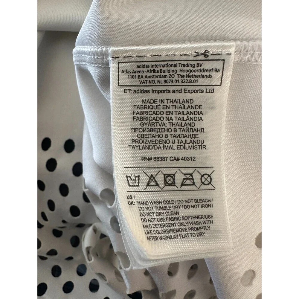 Adidas X Stella McCartney Barricade White Tennis Dress No Shorts Size Small - Picture 14 of 16